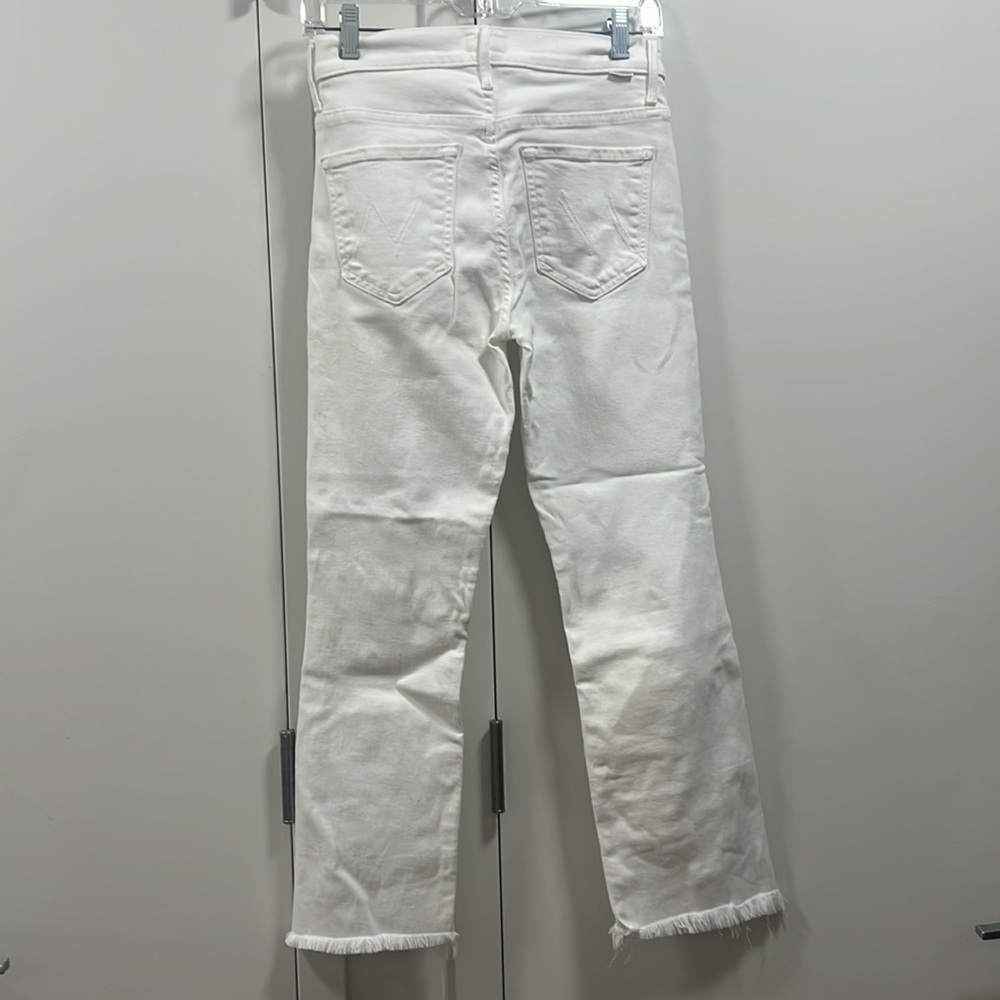 MOTHER the insider crop step fray size 26